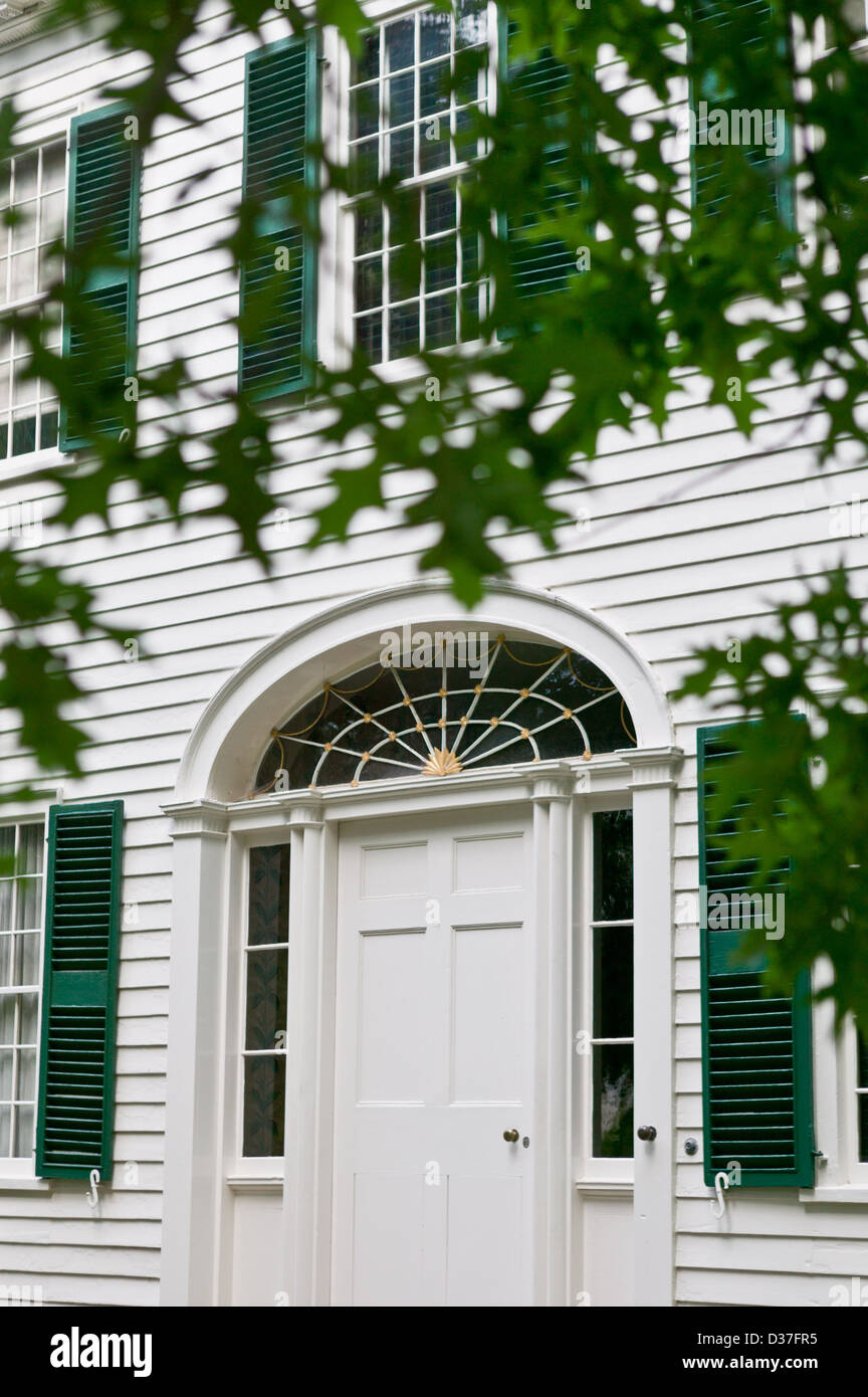Hinsdale e Anna Williams House Historic Deerfield Massachusetts Foto Stock