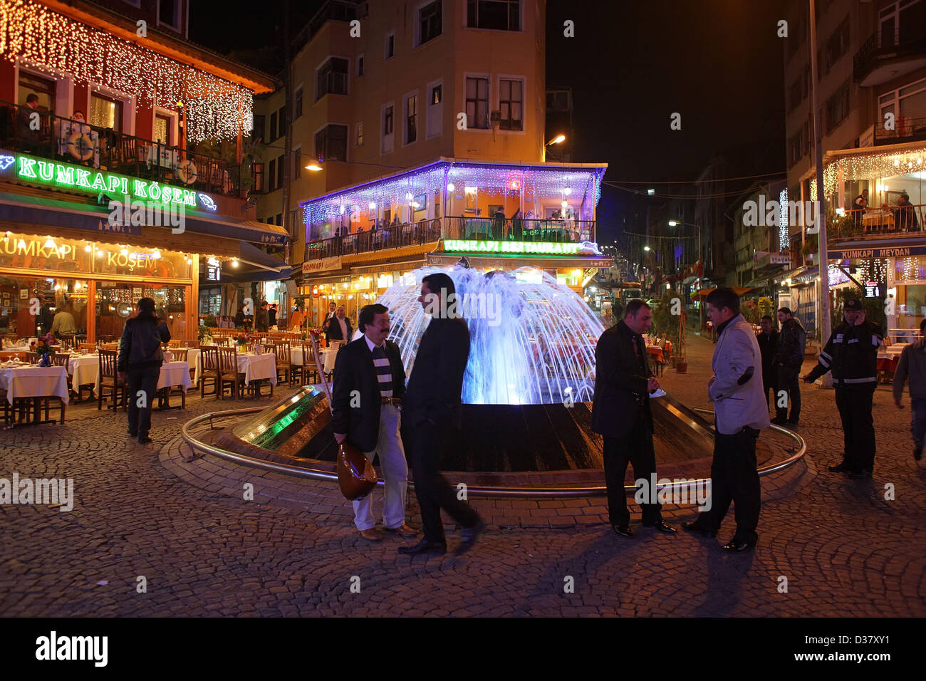 Istanbul, Turchia, famoso ristorante riga nel centro del distretto di Kumkapi Foto Stock