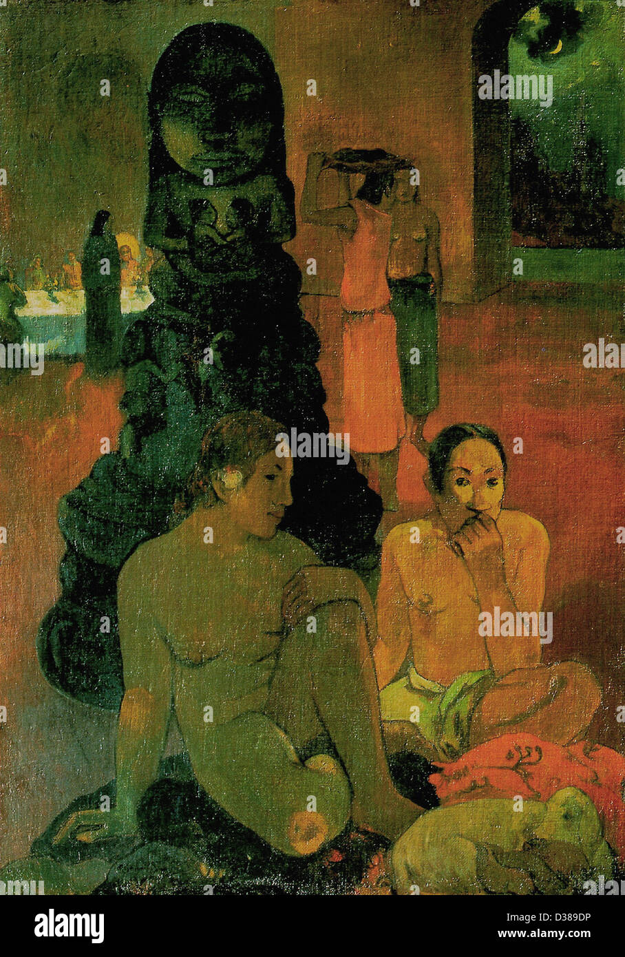 Paul Gauguin il Grande Buddha 1899 Moscou Pouchkine museo Foto Stock