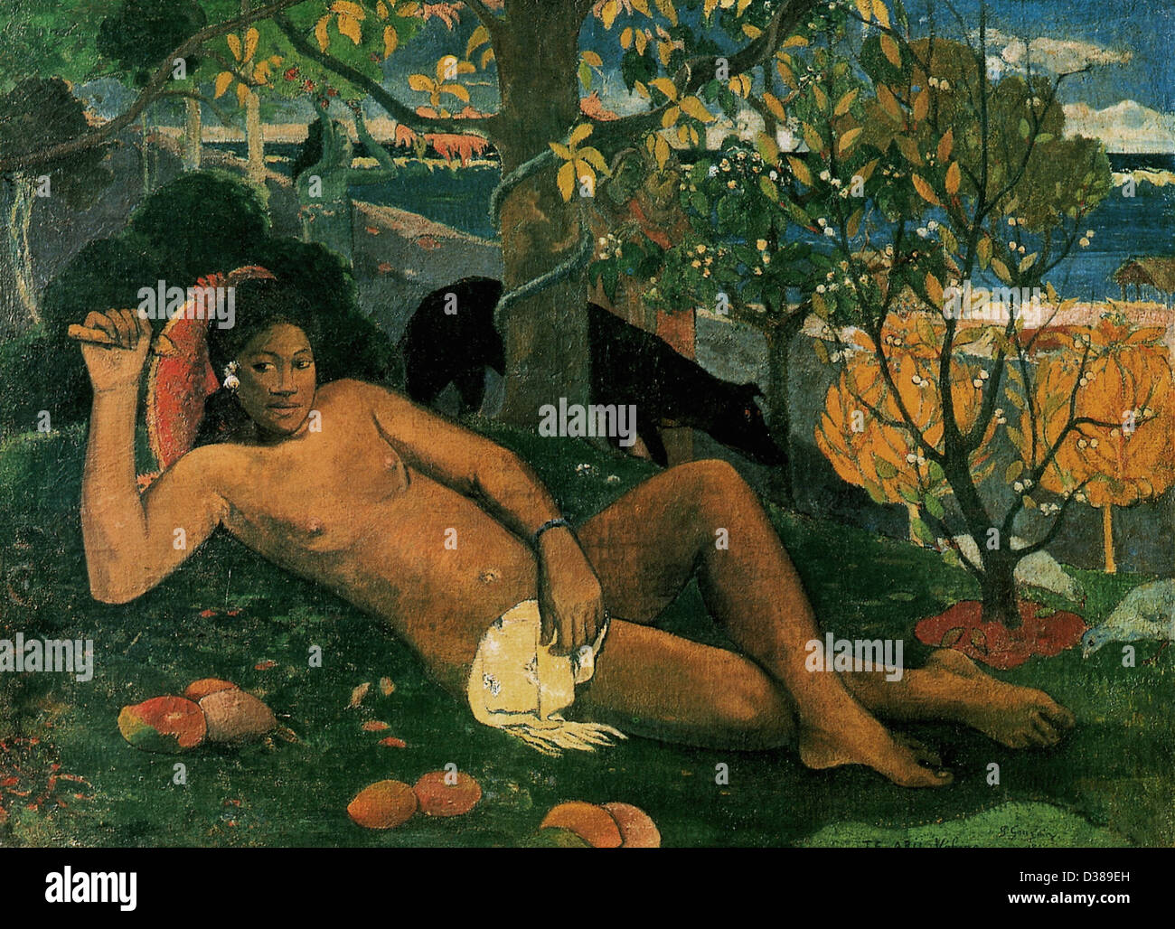 Paul Gauguin Te Arii Vahine - La Regina 1896 Moscou, Musée Pouchkine Foto Stock