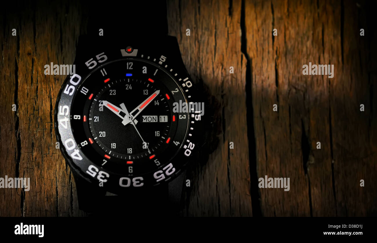 Trizio military watch Foto Stock