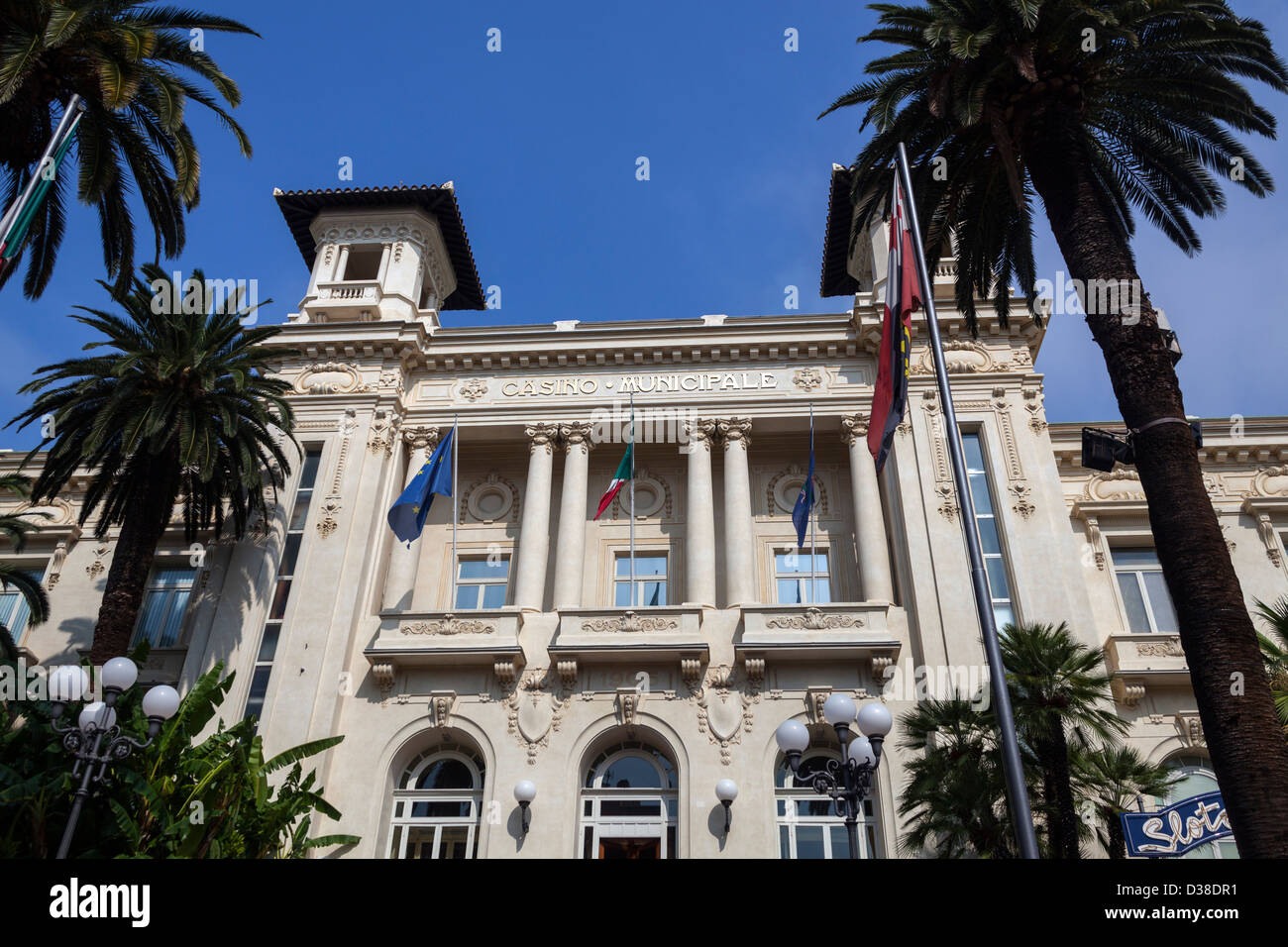 San Remo- bellissimo porto marittimo in Italia Foto Stock