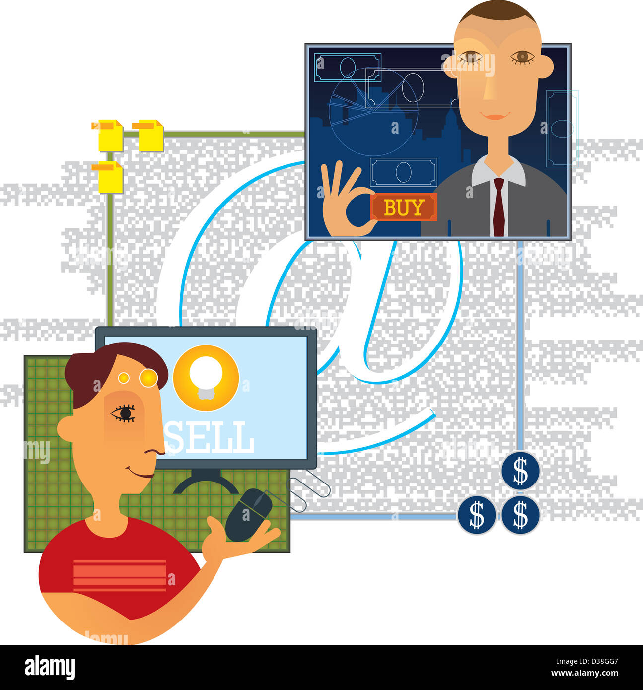 Freelance Foto Stock