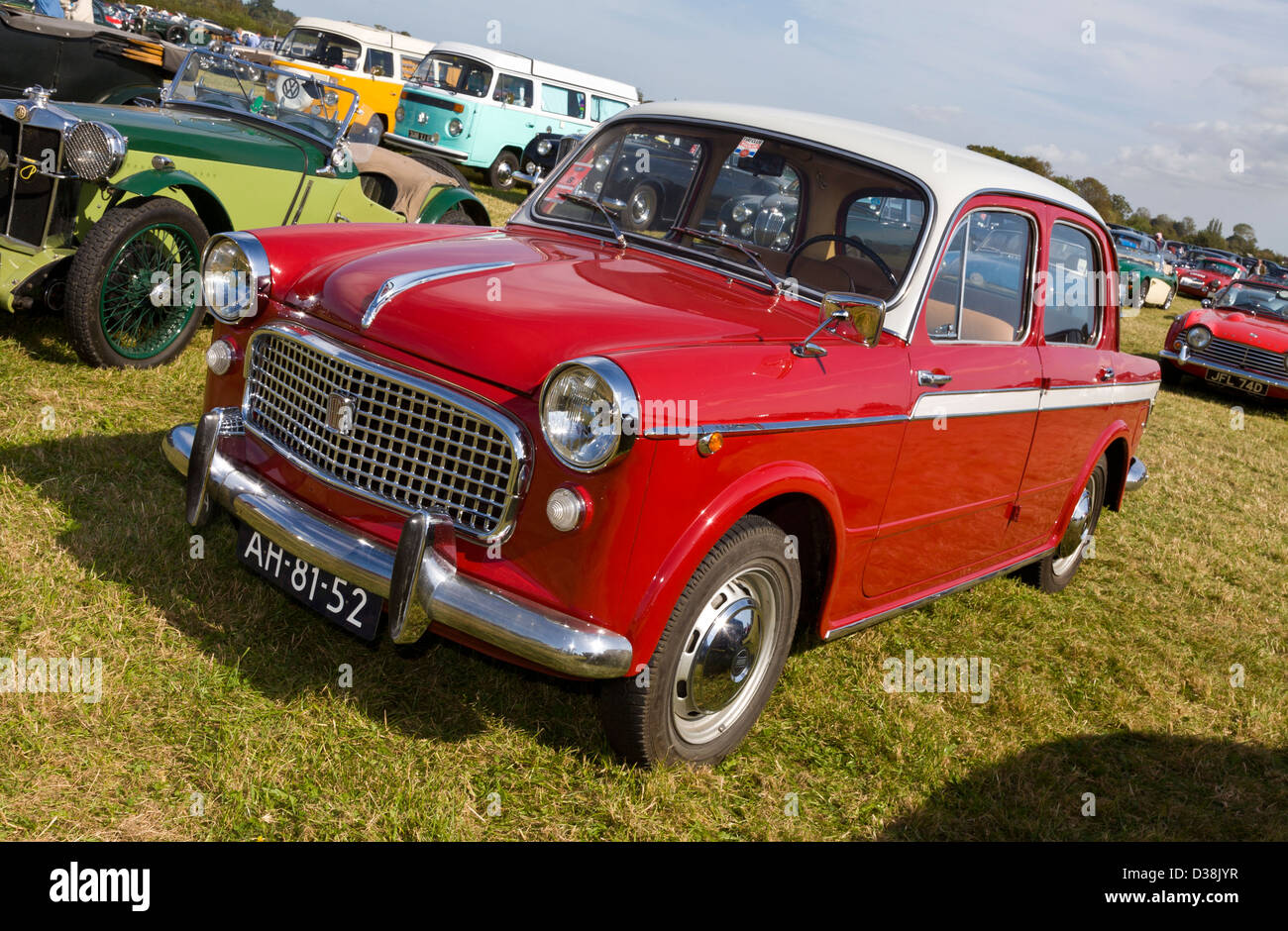 1960 Fiat 1100 al 2012 Goodwood, Sussex, Regno Unito. Foto Stock