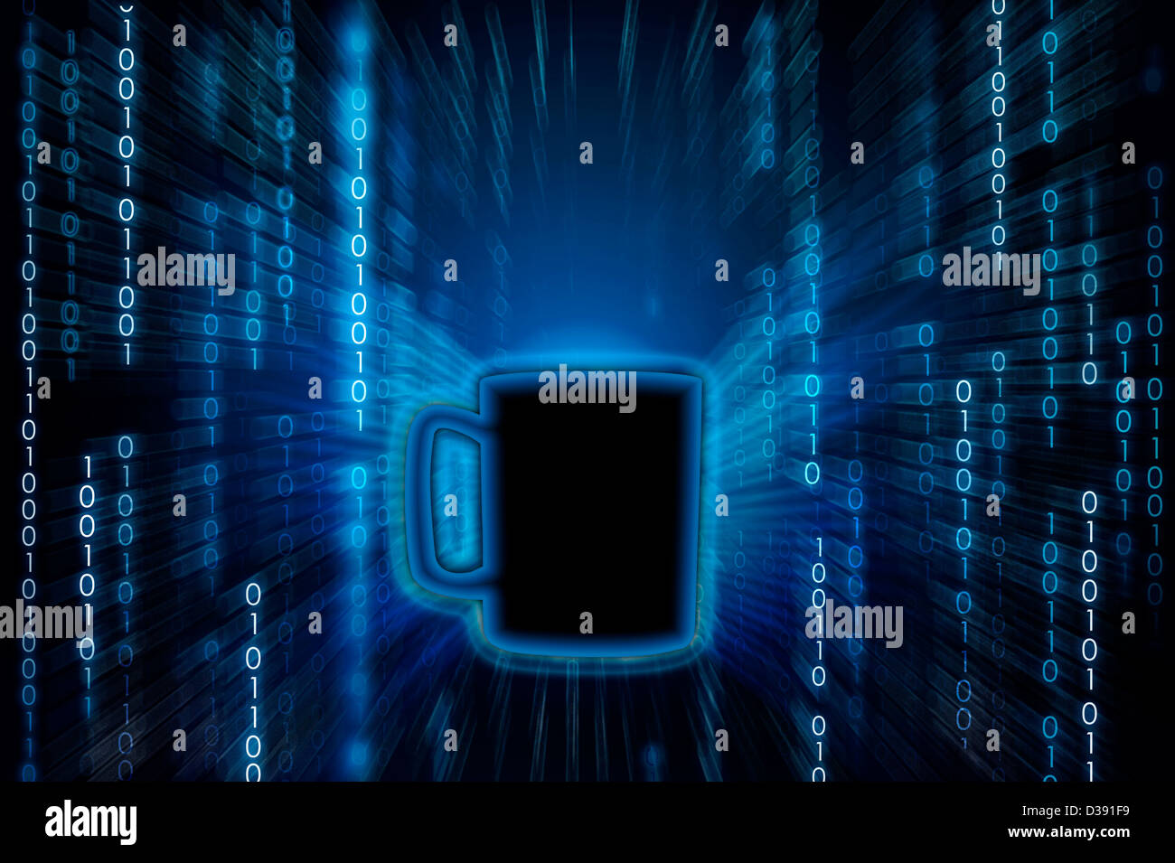 Caffè del Internet Foto Stock