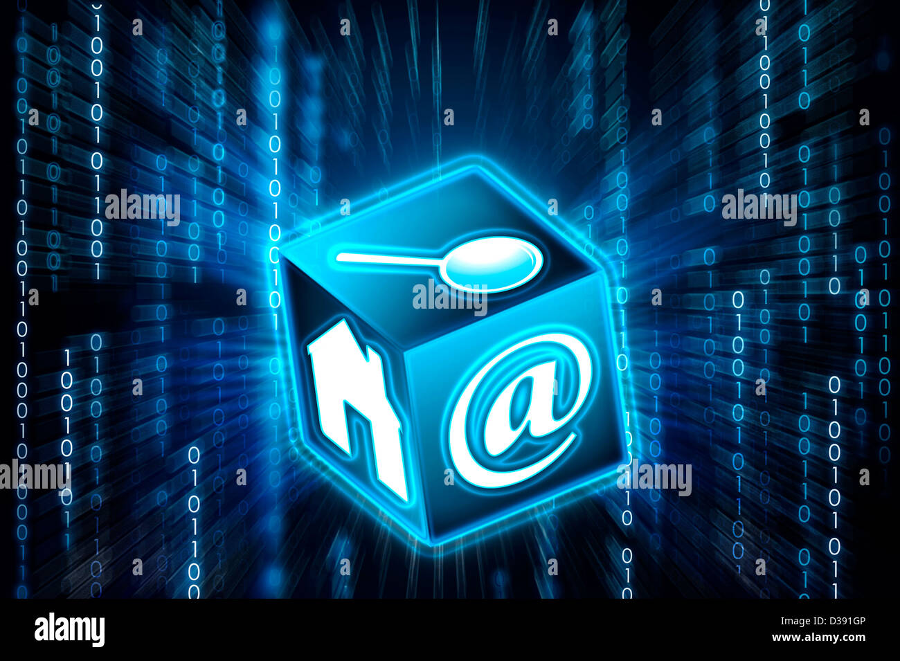 Home ricerca su internet Foto Stock