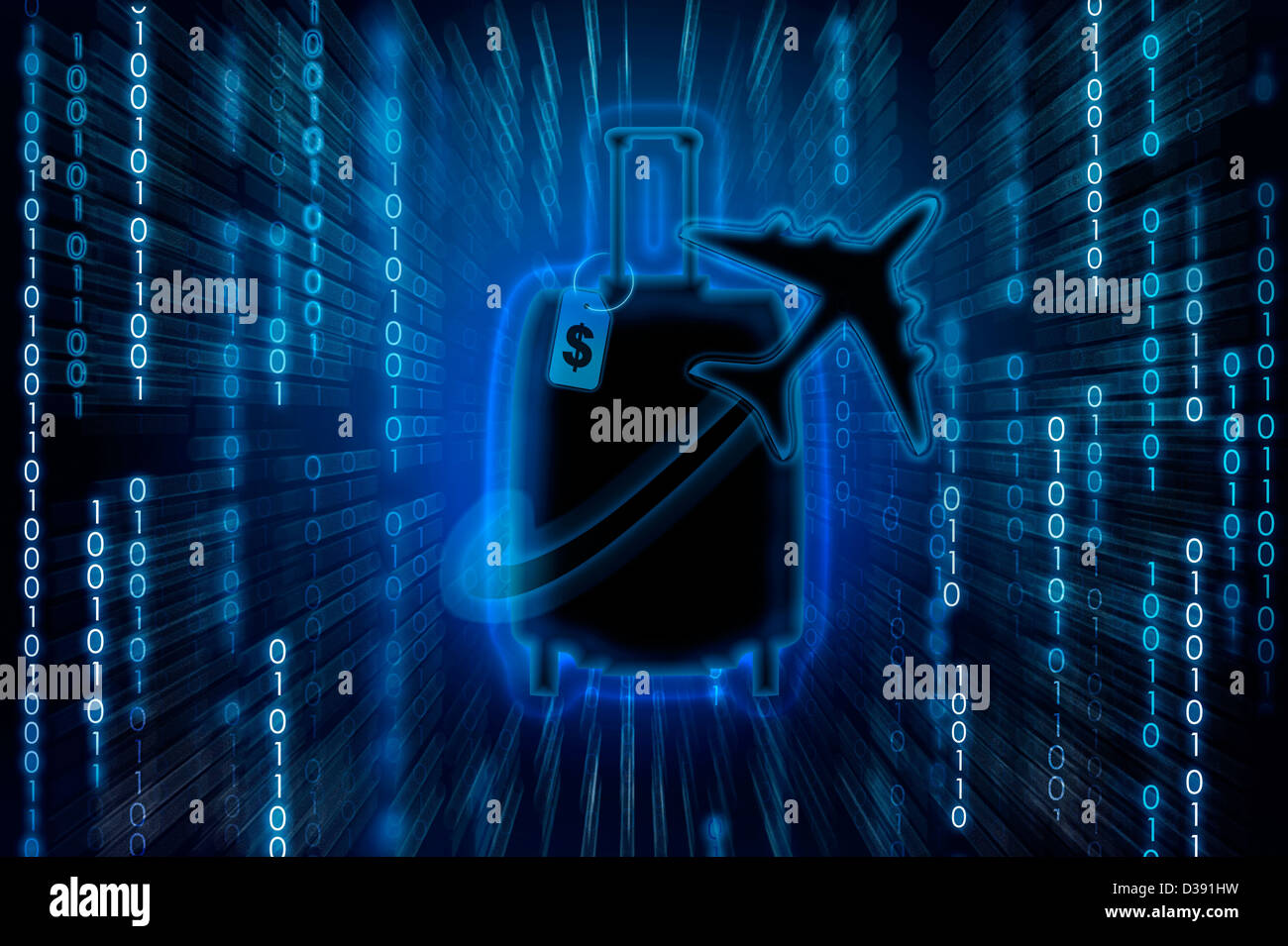 Online Travel Management Foto Stock