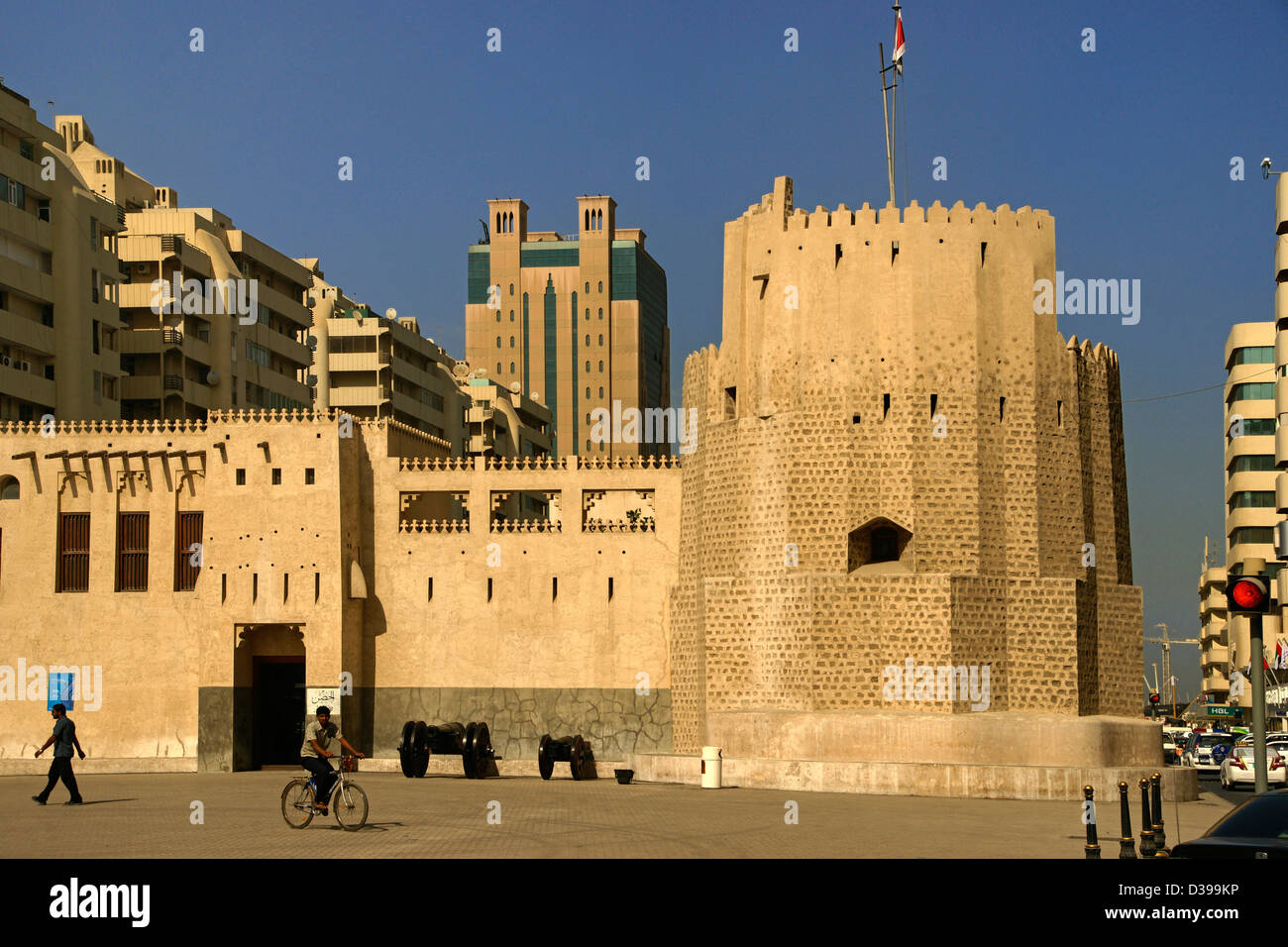 Emirati Arabi Uniti Emirato di Sharjah Al Hisn fort Foto Stock