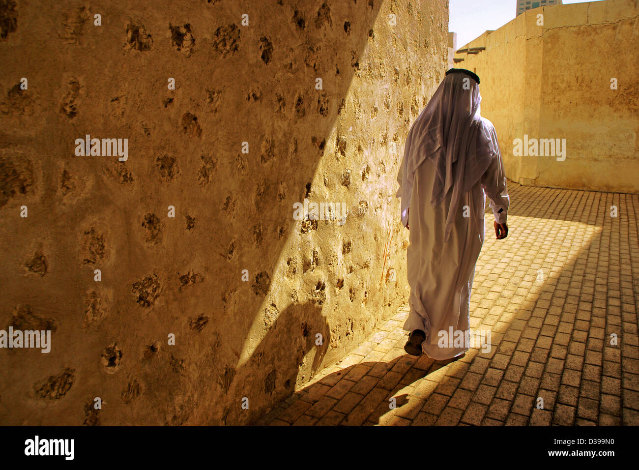 Emirati Arabi Uniti Emirato di Sharjah Al Qasaba Square Area del Patrimonio Foto Stock