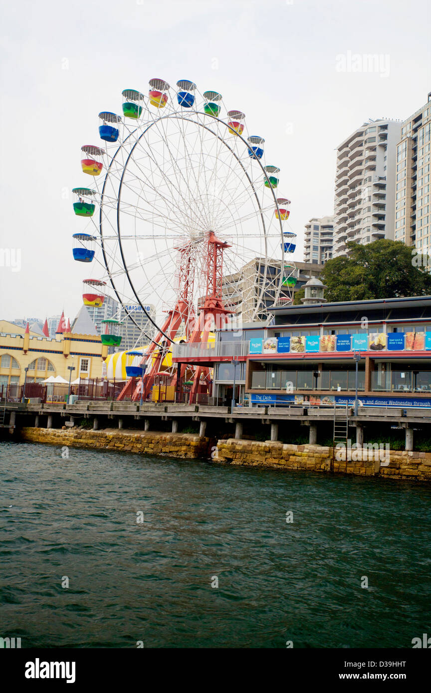 Il Luna Park Sydney (originariamente il Luna Park Milsons Point, noto anche come Sydney Luna Park è un parco divertimenti situato a Sydney Foto Stock