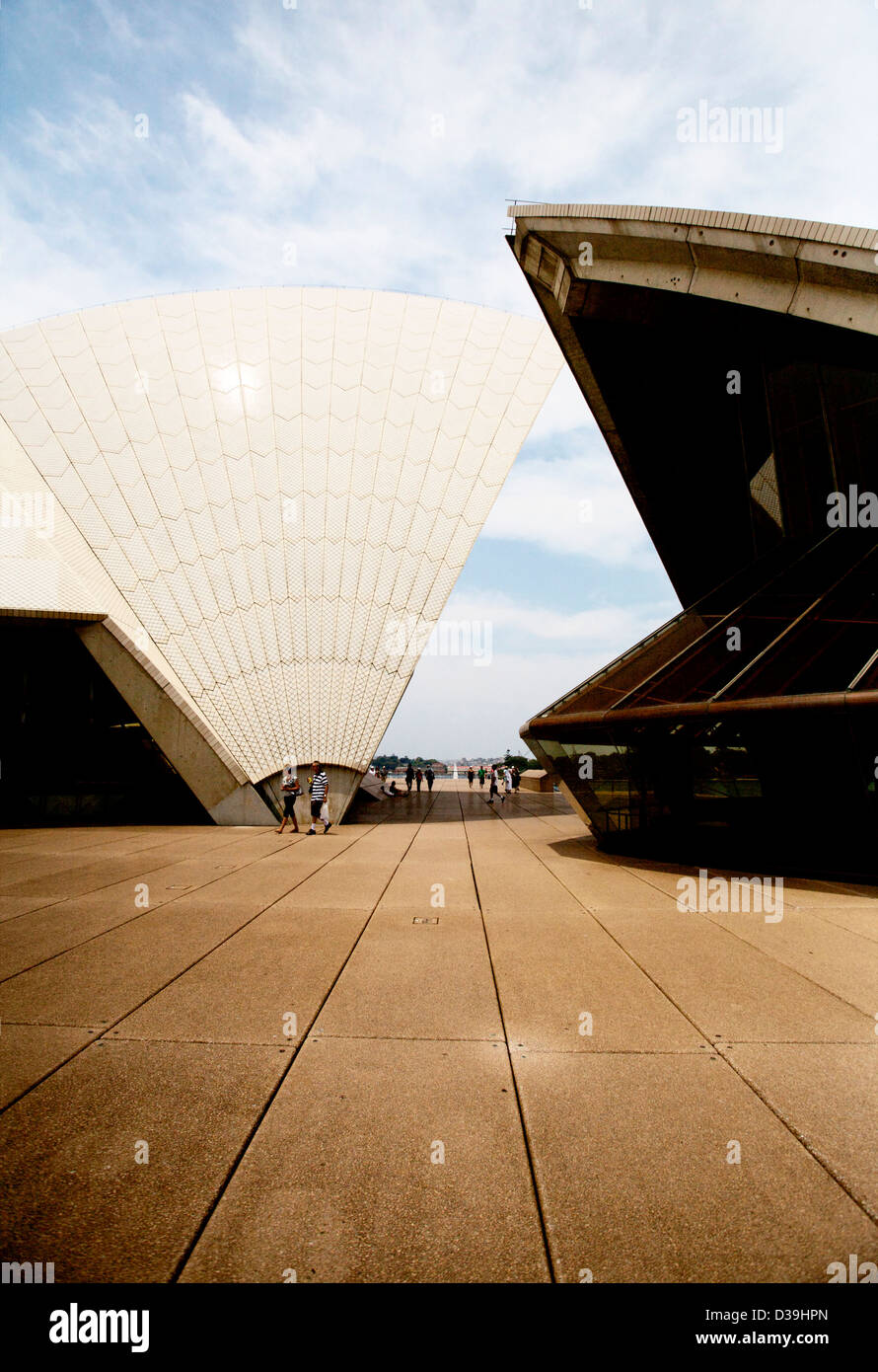 La Sydney Opera House Performing Arts Center di Sydney, Nuovo Galles del Sud, Australia Foto Stock