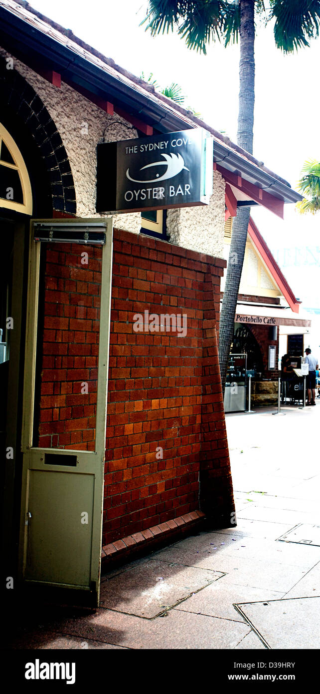 L'Oyster Bar, coperchio di Sydney Australia Foto Stock