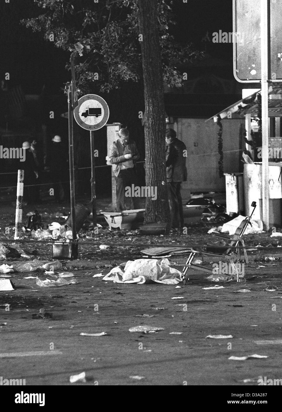 (Dpa file) Vista sulla posizione devastata