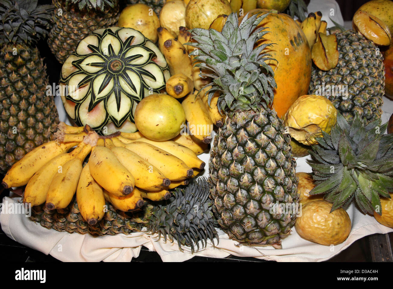 Sri Lanka Display di frutta Foto Stock