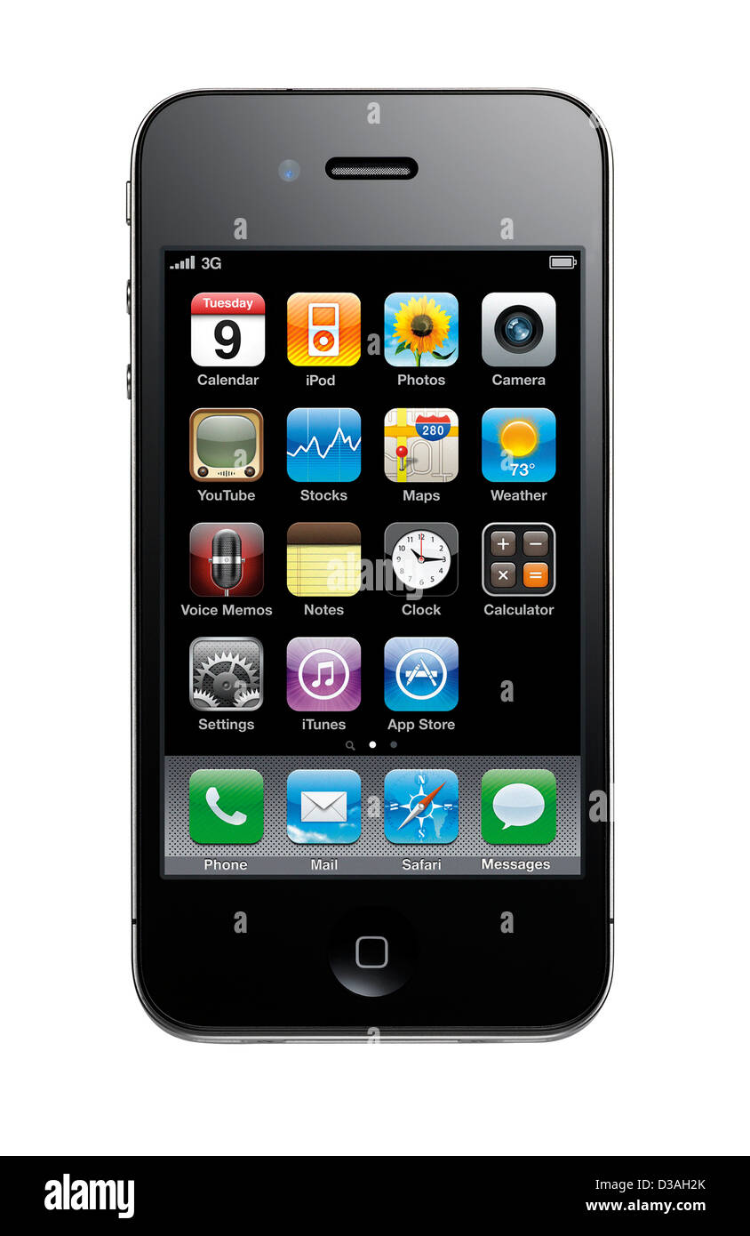 Iphone 4 Immagini senza sfondo e Foto Stock ritagliate - Alamy