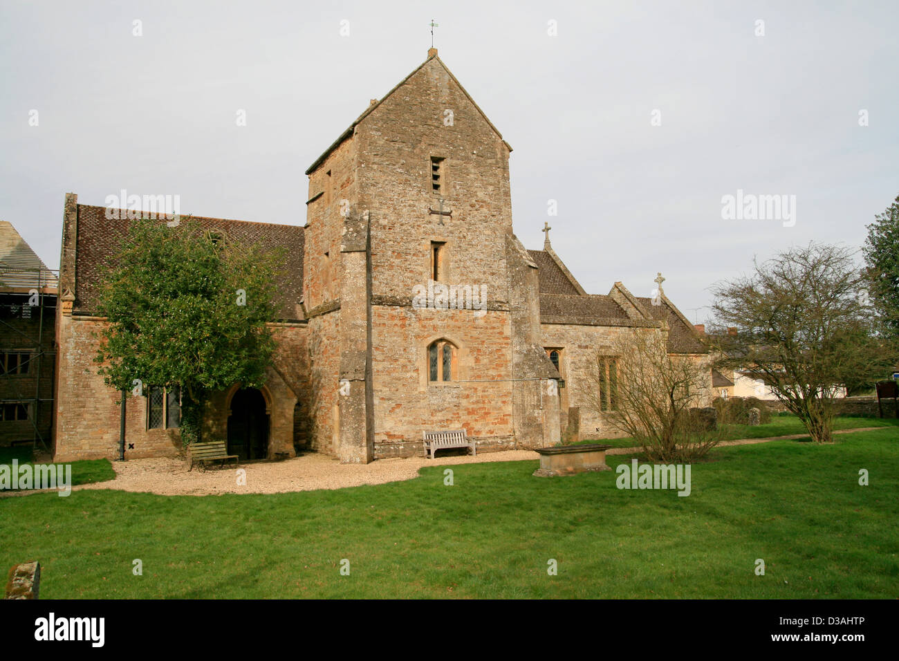 St negare la chiesa Little Compton Warwickshire England Regno Unito Foto Stock