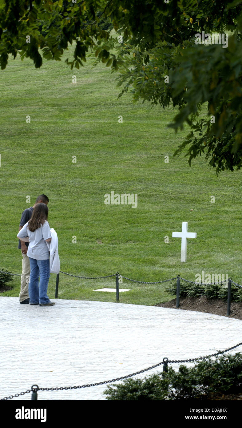 Robert F. Kennedy tomba al cimitero nazionale di Arlington Arlington Virginia, Stati Uniti d'America, Washington DC, Bobby Kennedy, RFK, Foto Stock