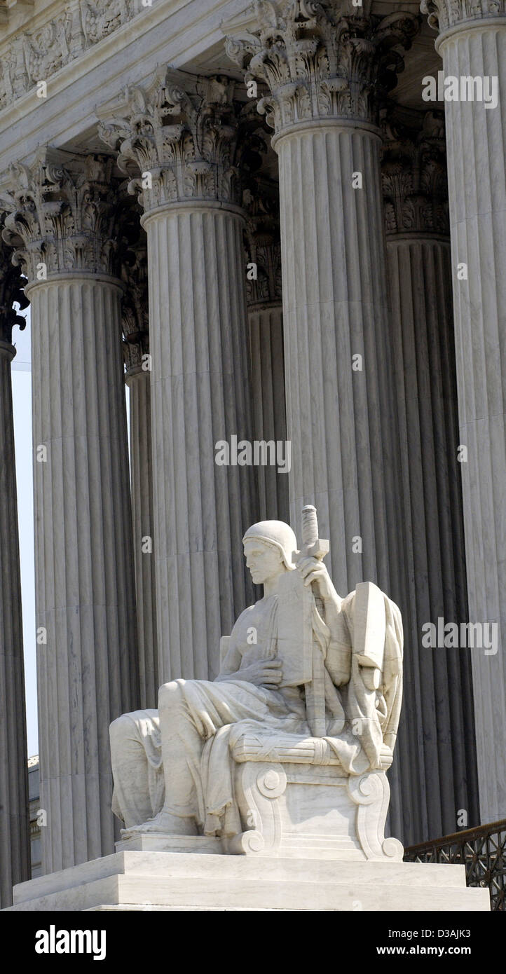 La Corte suprema di Washington DC, Foto Stock