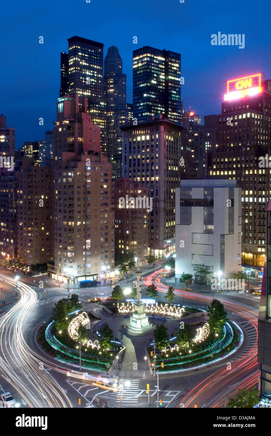 Columbus Circle, NYC. Foto Stock