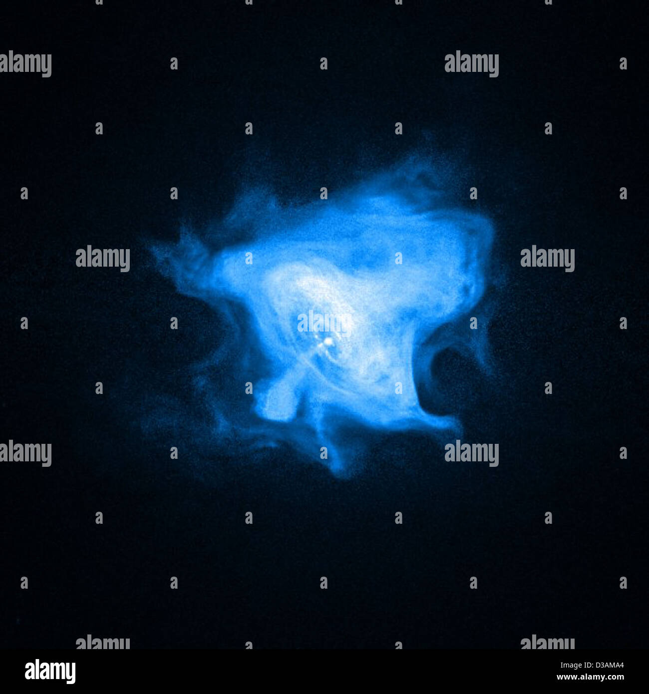 La nebulosa del granchio mostra i suoi colori (NASA, Chandra, 11/5/08) Foto Stock
