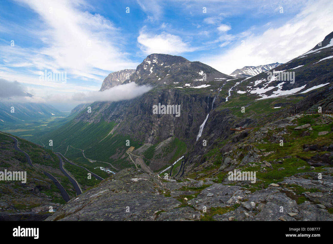 Il pittoresco paesaggio della Norvegia. Foto Stock