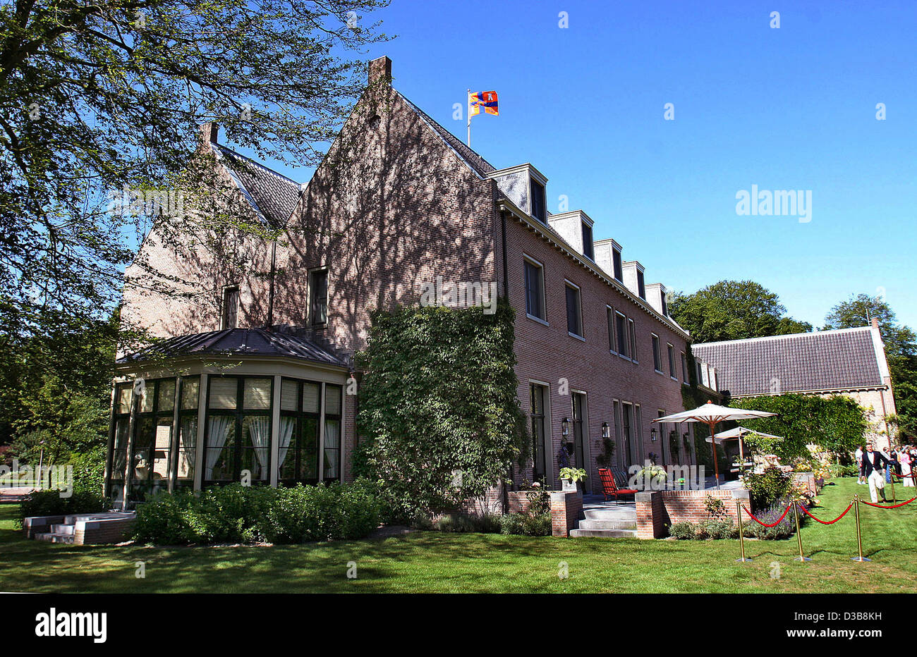 (Dpa) - l'immagine mostra la residenza della corona olandese principe della villa di famiglia Eikenhorst a Wassenaar, Paesi Bassi, 17 luglio 2005. (Paesi Bassi) Foto Stock