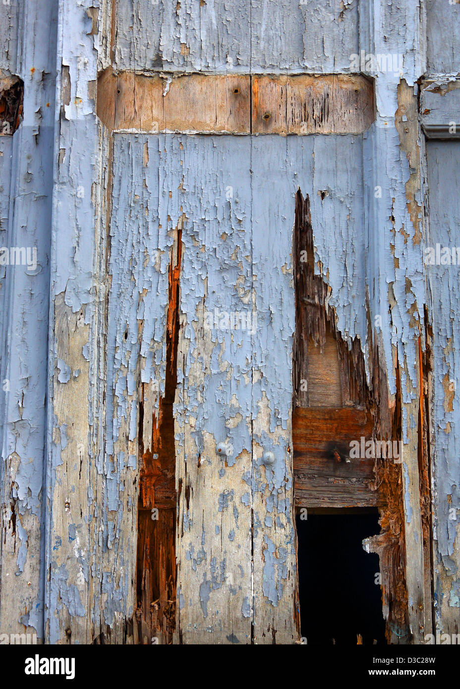 DISTRESSED uno sfondo di legno Foto Stock