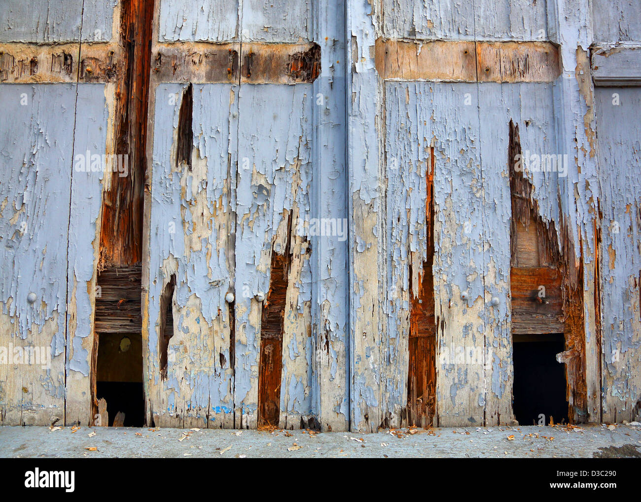 DISTRESSED uno sfondo di legno Foto Stock