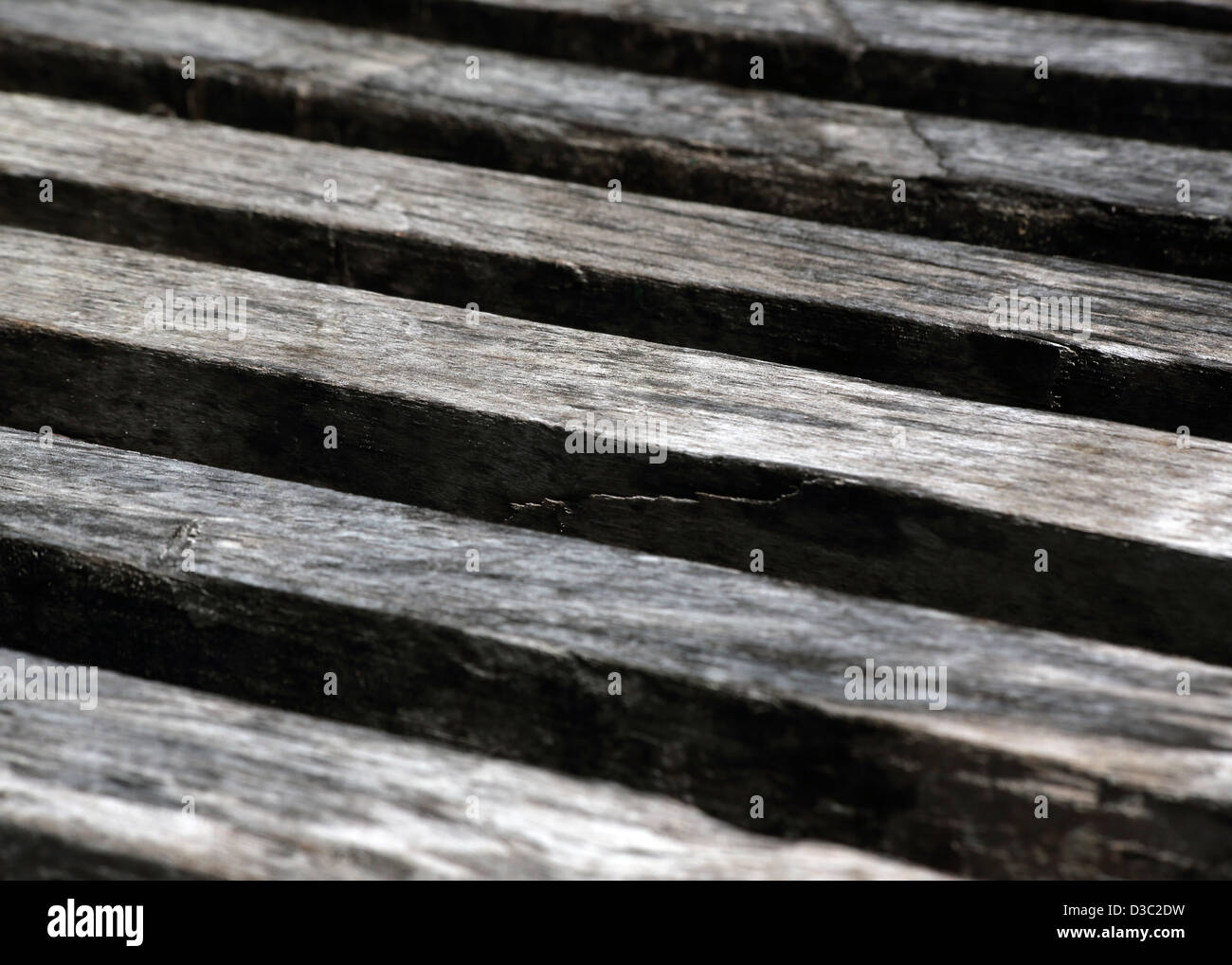 DISTRESSED uno sfondo di legno Foto Stock