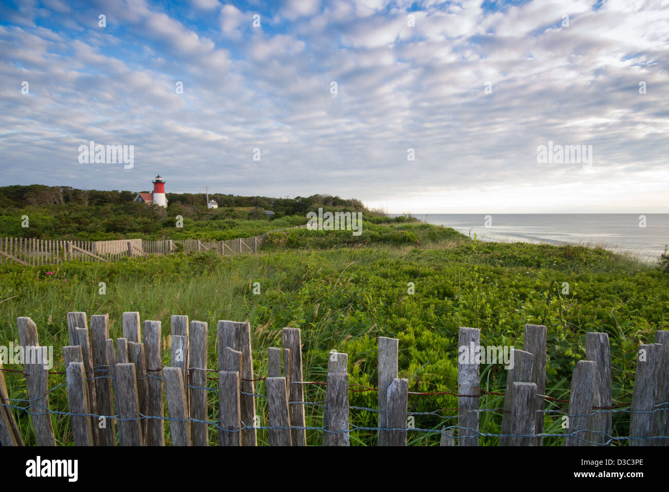 Nauset Faro di Cape Cod-Massachusetts Foto Stock
