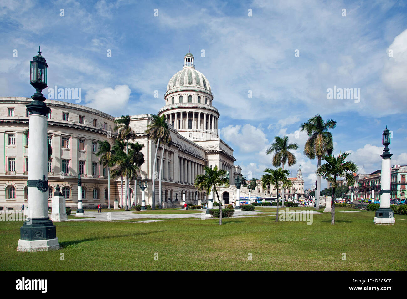 Il Capitolio / Capitol nazionale edificio in stile neo-classico nella città capitale Havana, Cuba, Caraibi Foto Stock