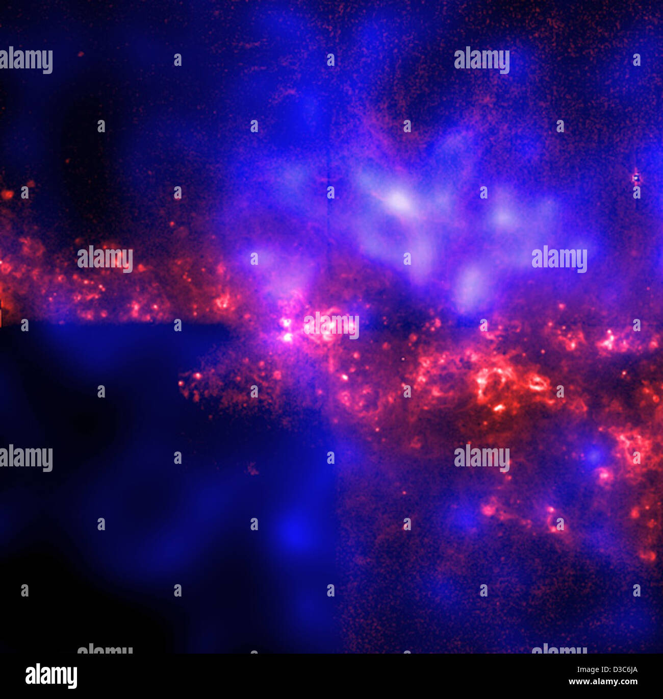 Alone di gas caldo intorno Way-Like lattiginosa galassia (NASA, Chandra, 07/19/01) Foto Stock