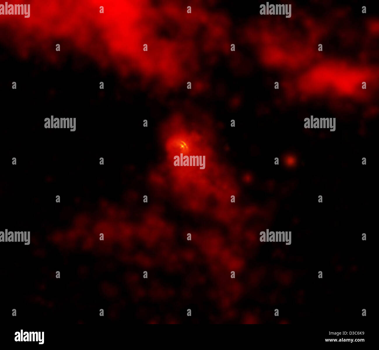 Vela pulsar: Tornados nello spazio (NASA, Chandra, 07/02/01) Foto Stock