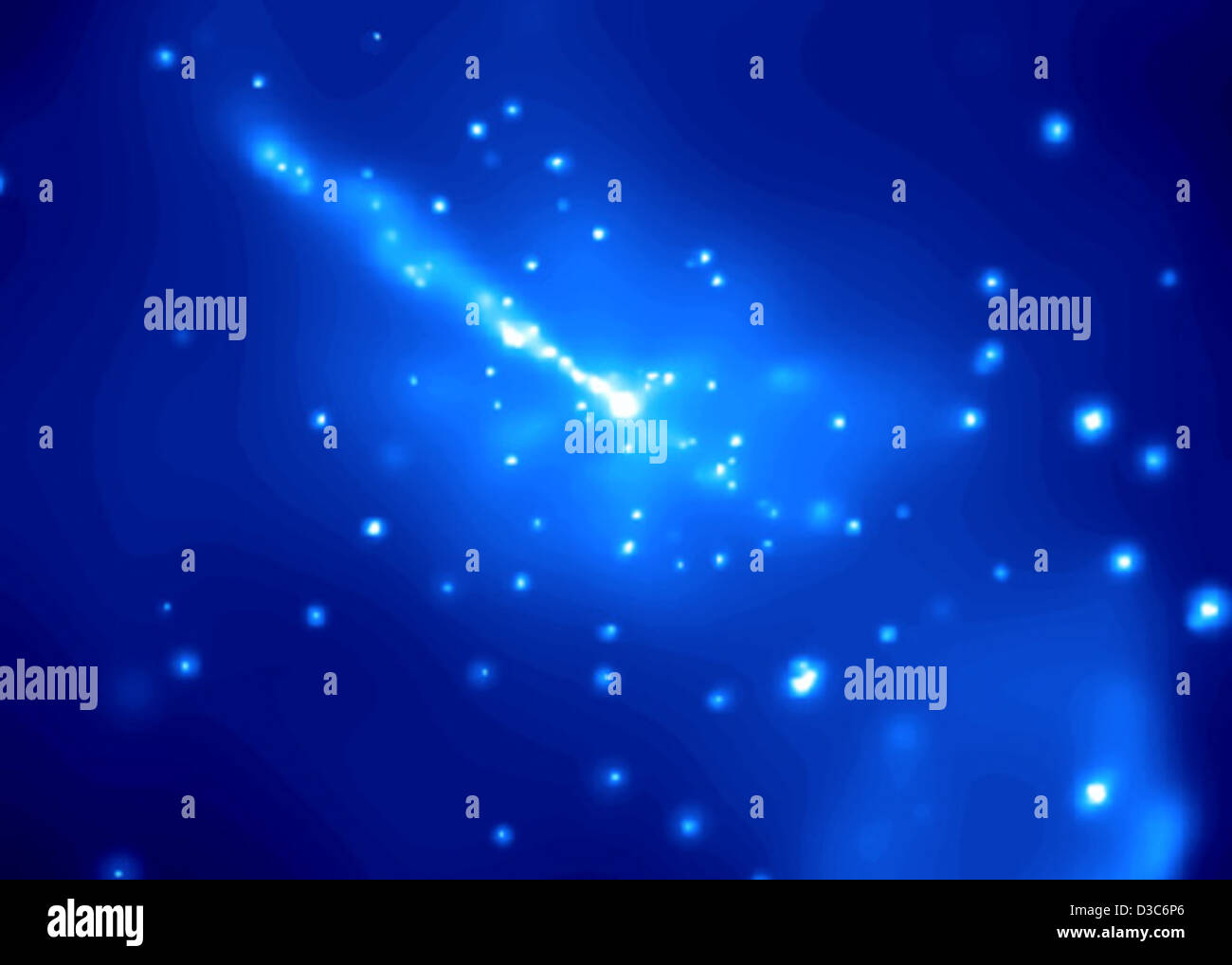 Galassia ellittica del centauro A (NASA, Chandra, 08/06/01) Foto Stock