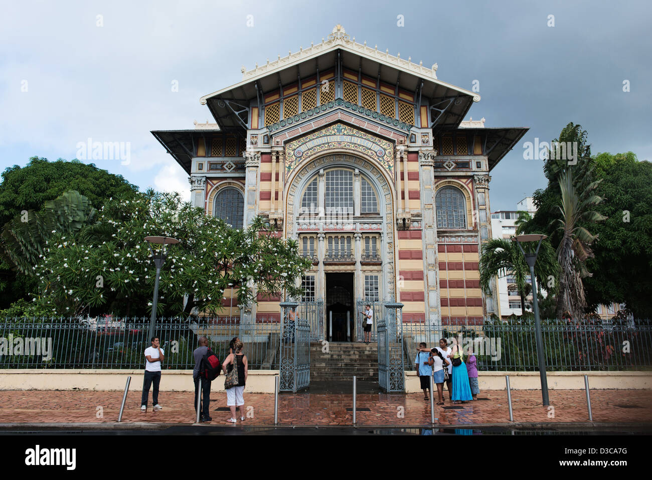 Bibliothèque Schoelcher biblioteca, Fort de France, isola di Martinica, mar dei Caraibi, Francia Foto Stock