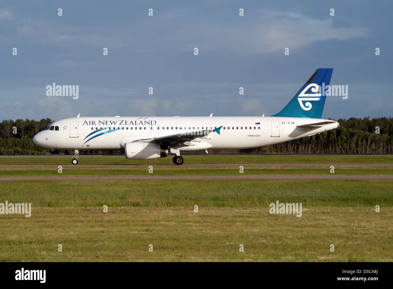 Air New Zealand Airbus A320 all'aeroporto di Brisbane Foto Stock