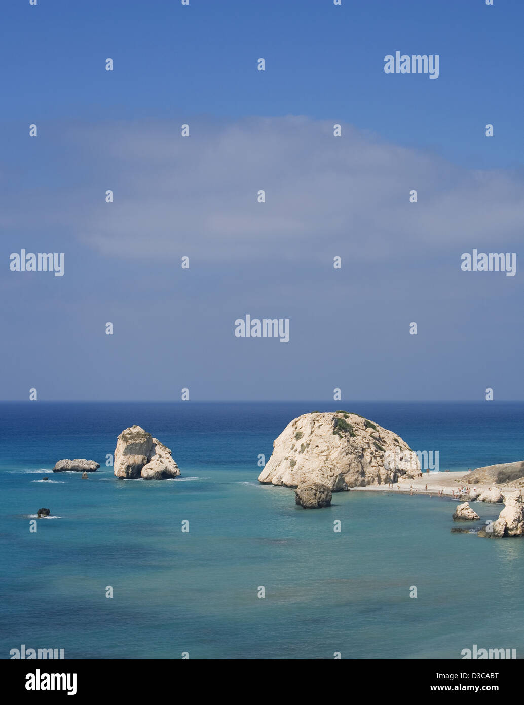 Roccia di Afrodite, Cipro, Europa Foto Stock