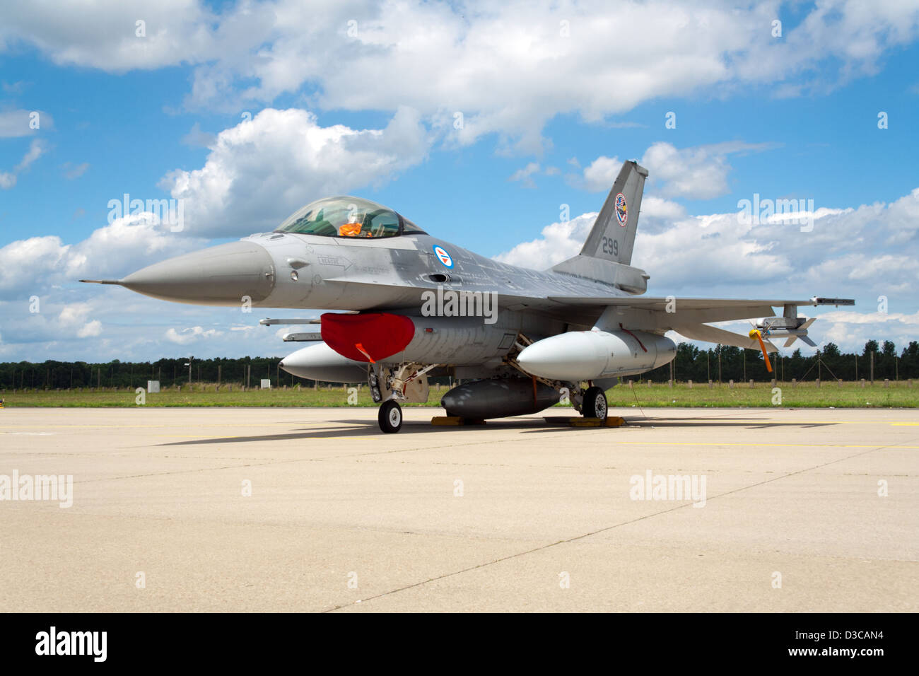 Norwegian Air Force F-16 jet da combattimento Foto Stock