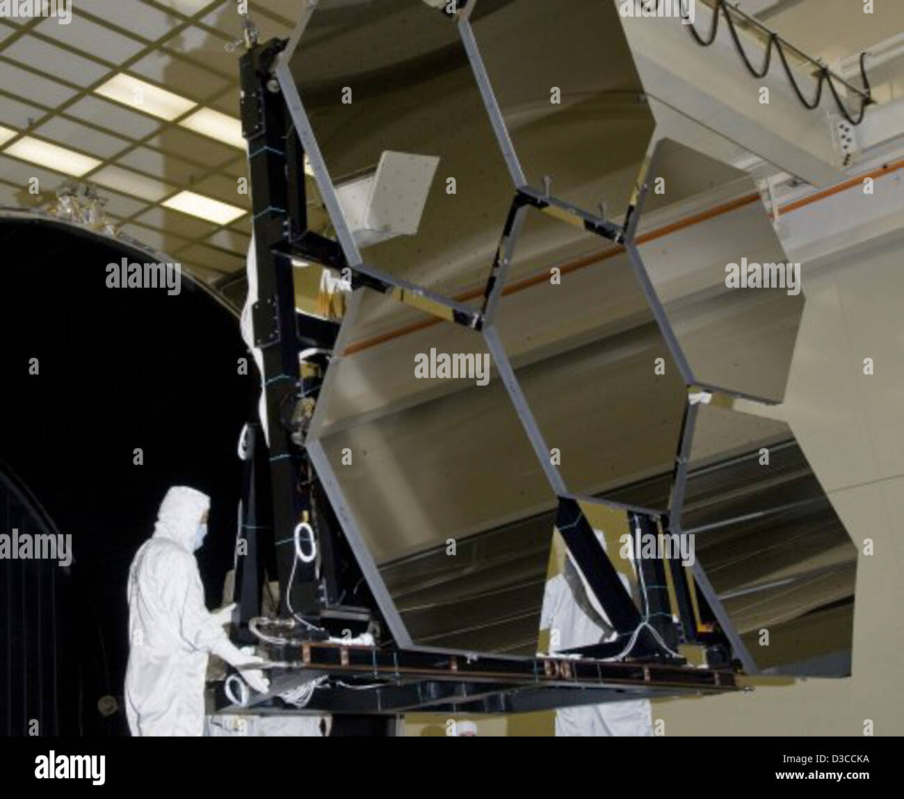 Specchi nello spazio (NASA, James Webb Telescope, 01/13/10) Foto Stock