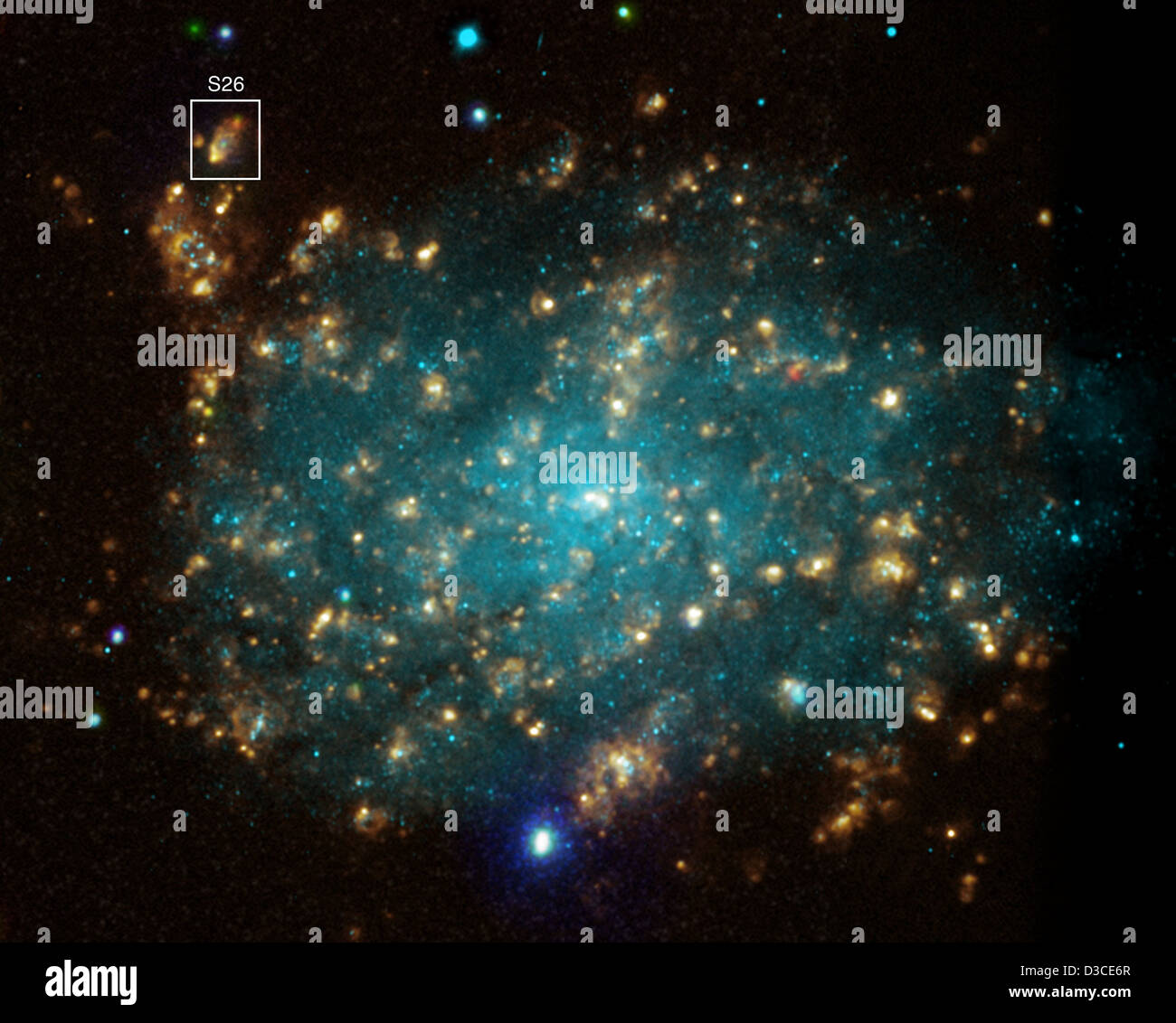 Dettaglio: Il buco nero si brucia grande bolla (NASA, Chandra, 07/12/10) Foto Stock