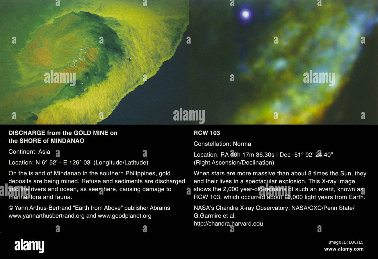 Miniera d'oro in Mindango / costellazione Norma (NASA, Chandra, 10/06/10) Foto Stock