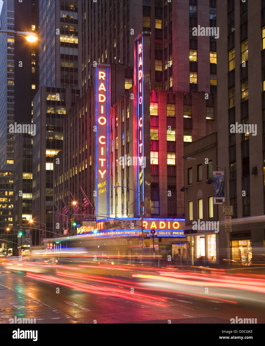 Radio City Music Hall di New York, Stati Uniti d'America Foto Stock