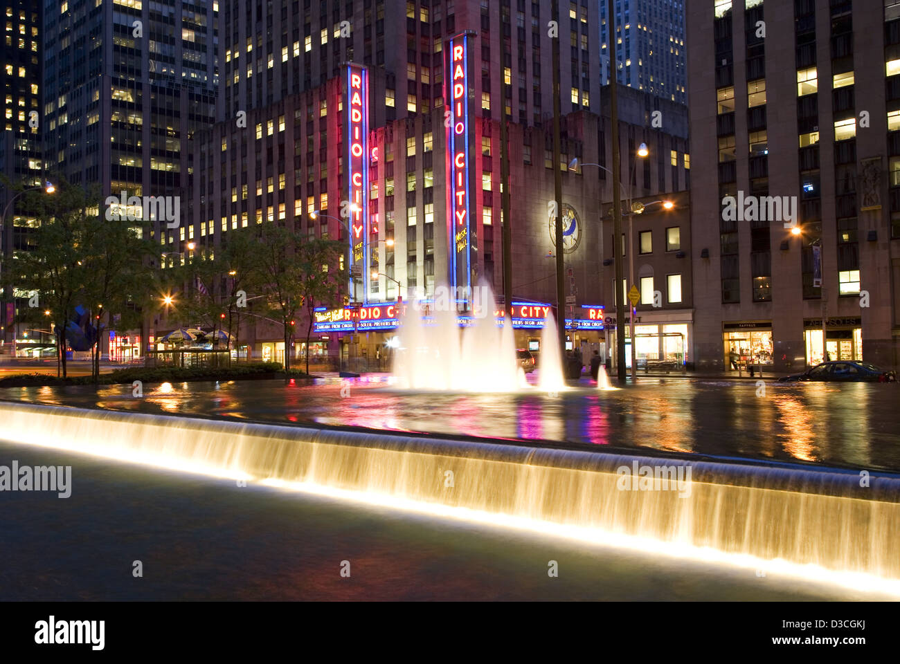 Radio City Music Hall di New York, Stati Uniti d'America Foto Stock