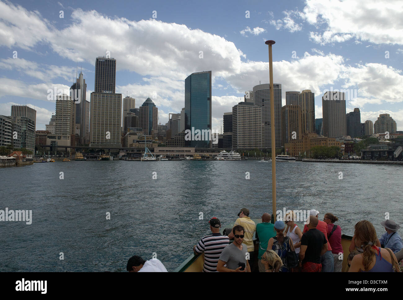 Sydney, Australia, lo skyline al Circular Quay Foto Stock