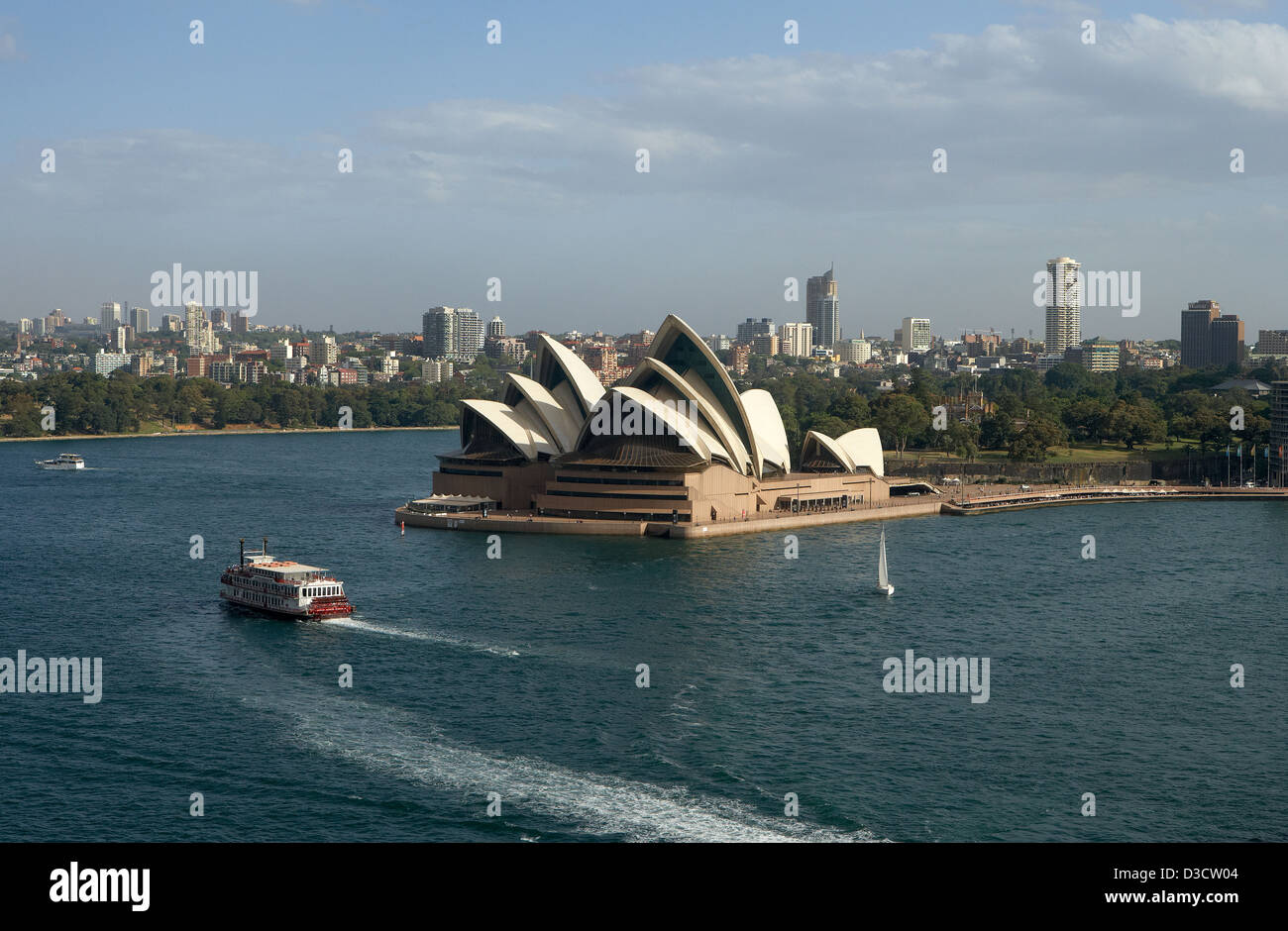 Sydney Opera House su Bennelong Point Foto Stock