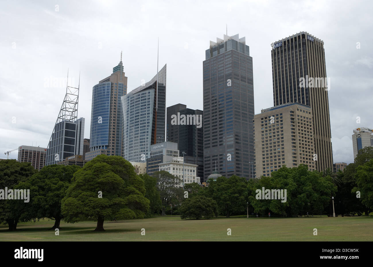 Sydney, Australia, grattacieli di banche e compagnie di assicurazione in CBD Foto Stock