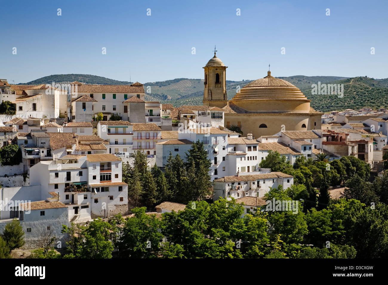 Encarnación chiesa Montefrio village Granada Andalusia Spagna Foto Stock