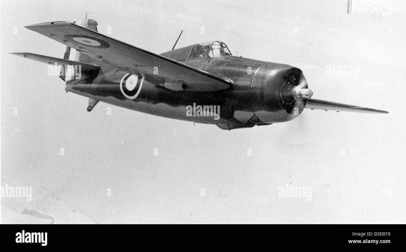 Grumman Martlet Mk.I Foto Stock