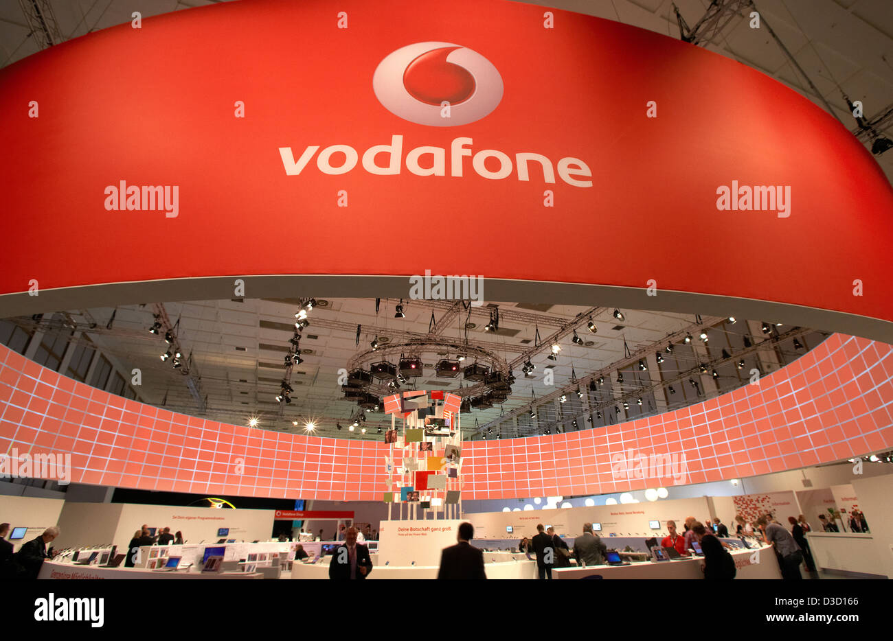 Berlino, Germania, Vodafone stand al IFA 2010 Foto Stock