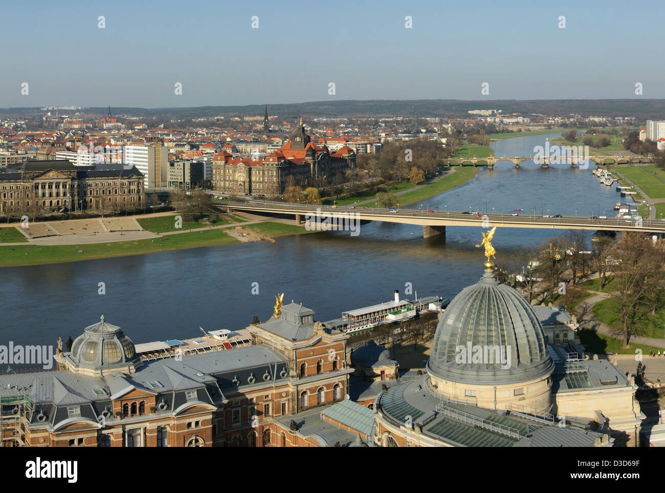 Dresden, Germania, la University of Fine Arts Dresden Foto Stock